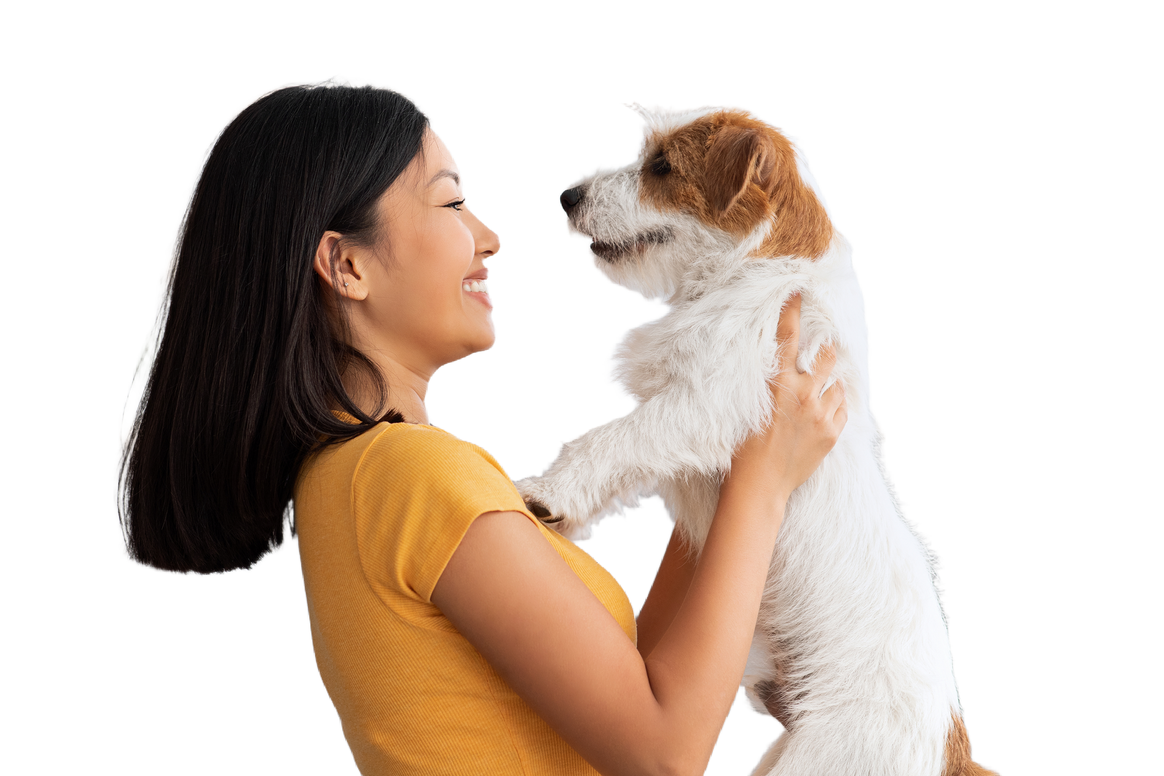 women-with-dog